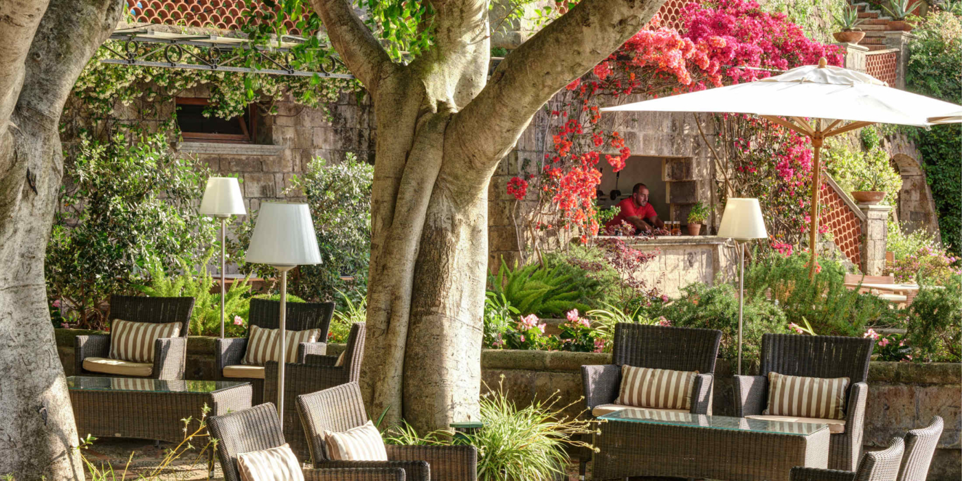 Immagine dellarea relax del Beach Club La Marine